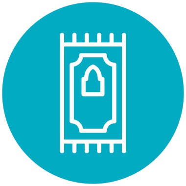 halı modern ikon vektör illüstrasyonu