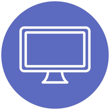 lcd. Web simgesi basit illüstrasyon