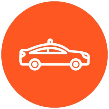 - Araba. Web simgesi basit illüstrasyon