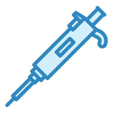 Pipette. Web simgesi basit illüstrasyon