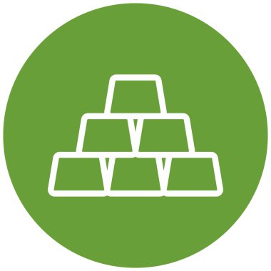 Bir çubuk simgesinin vektör illüstrasyonu