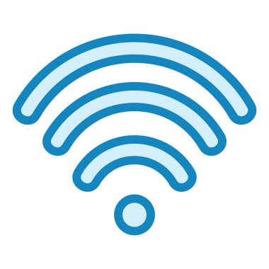 Wifi Bağlantısı modern simge vektör illüstrasyonu 