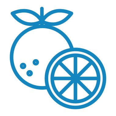 lemon. Web simgesi basit illüstrasyon