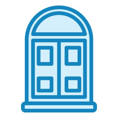 Pencere. Web simgesi basit illüstrasyon 