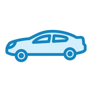 araba simgesi vektör illüstrasyonu