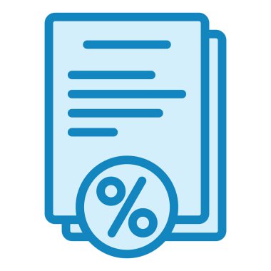 Vergi modern ikon vektör illüstrasyonu