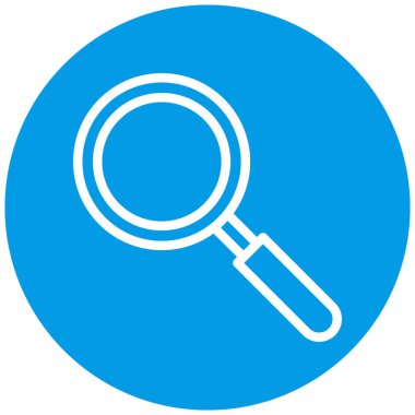 Büyüteç simgesi. vektör illüstrasyonu