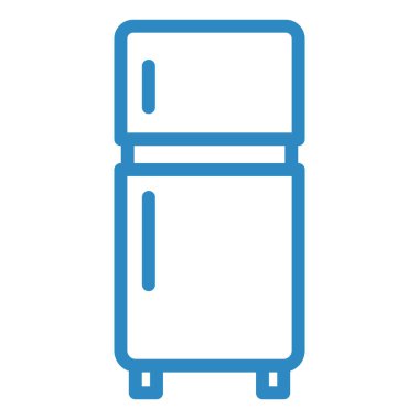 buzdolabı vektör renk simgesi