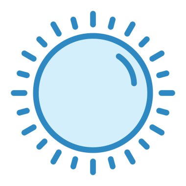 Güneş Simgesi Vektör illüstrasyonu