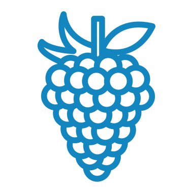 ahududu ikonu vektör çizimi