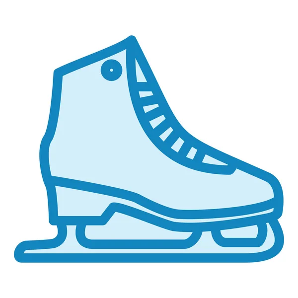 Patines Hielo Icono Moderno Vector Ilustración — Vector de stock