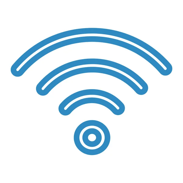 Wifi Modern Icon Vector Illustration — Stockvektor