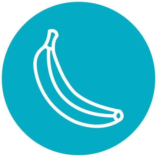 Банановая Современная Иконографическая Иллюстрация — стоковый вектор