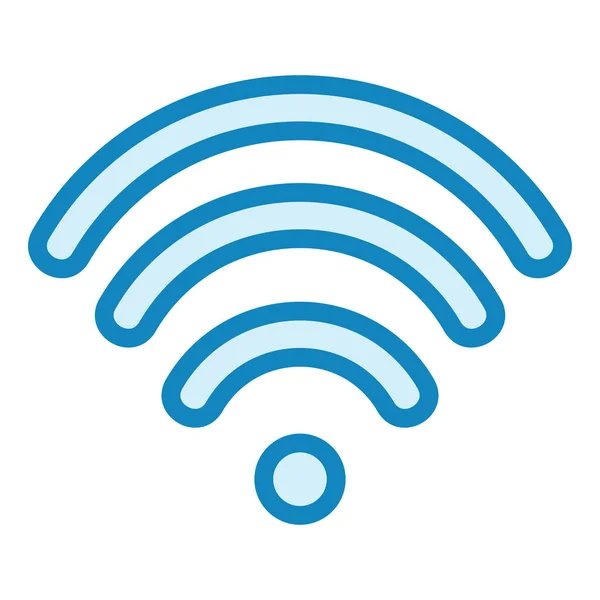 Conexión Wifi Icono Moderno Vector Ilustración — Archivo Imágenes Vectoriales