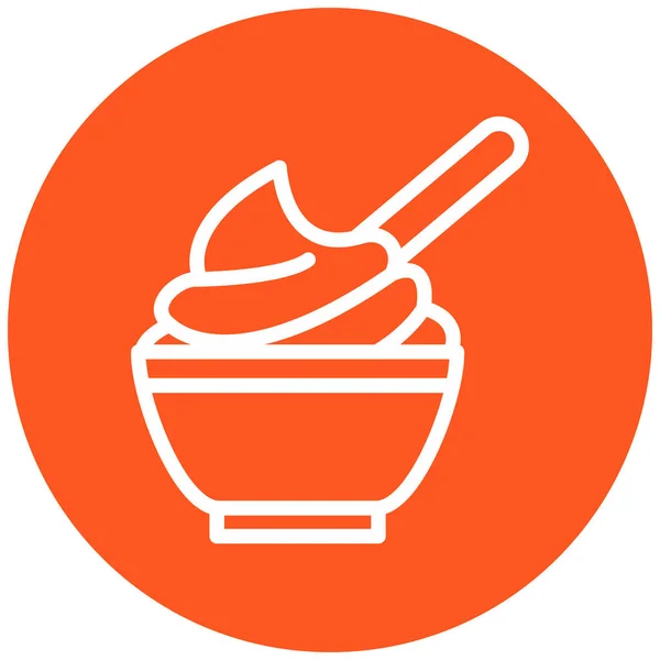 Mortar Pestle Bowl Food Kitchen Meal Cooking Vector Illustration — Stock Vector