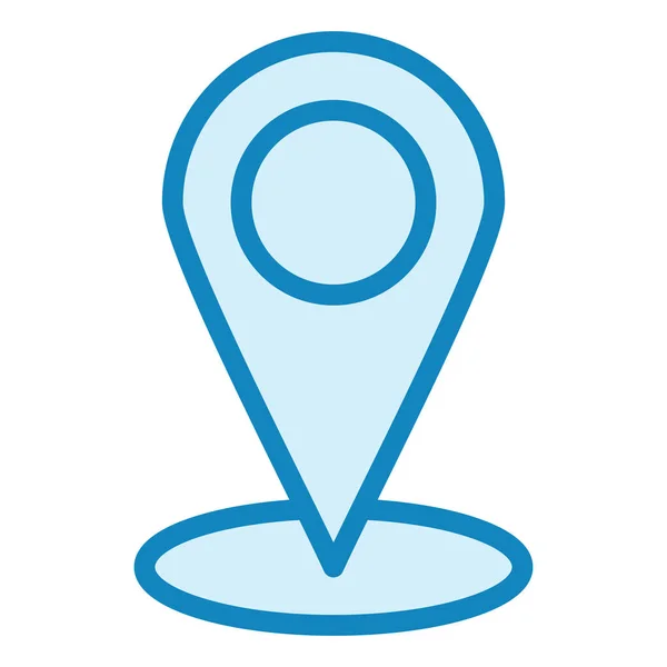 Pin Location Простая Иллюстрация — стоковый вектор