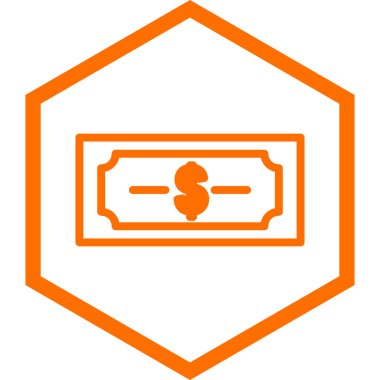 Para için. Web simgesi basit illüstrasyon