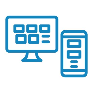 seo modern simgesinin vektör illüstrasyonu