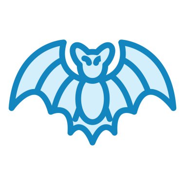 Yarasa modern simge vektör illüstrasyonu 