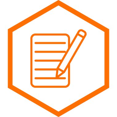 belge simgesi vektör illüstrasyonu