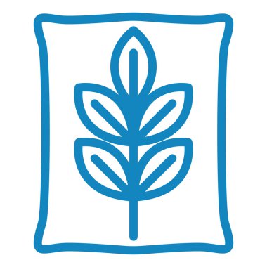 Bitki. Web simgesi basit illüstrasyon