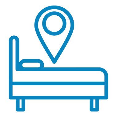 konum. Web simgesi basit illüstrasyon