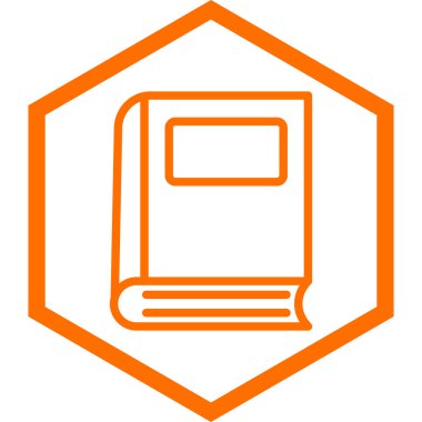 kitap simgesi vektör illüstrasyonu