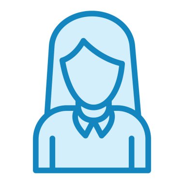 Sekreter simgesi vektör illüstrasyonu