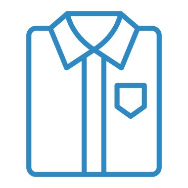 Gömlek. Web simgesi basit illüstrasyon