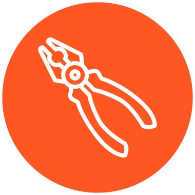 Forseps simgesinin vektör illüstrasyonu