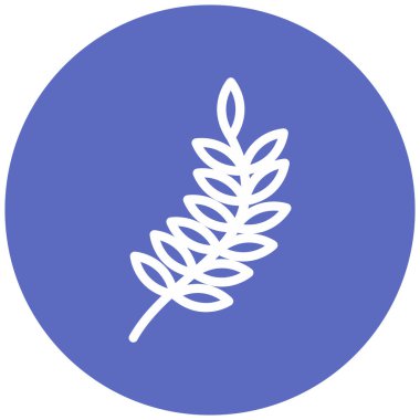 Yaprak modern ikon vektör illüstrasyonu