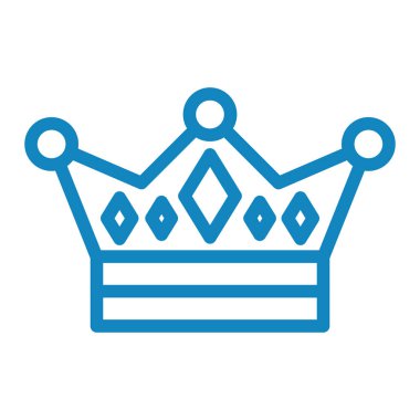 taç simgesi vektör illüstrasyonu