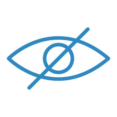 göz vektör simgesi modern basit illüstrasyon