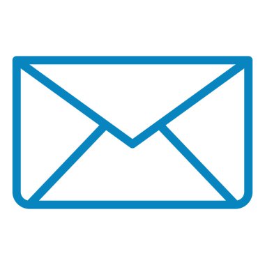 Mektup. Web simgesi basit illüstrasyon