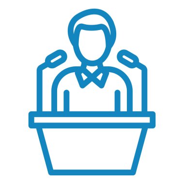 Hoparlör simgesi, vektör illüstrasyonu