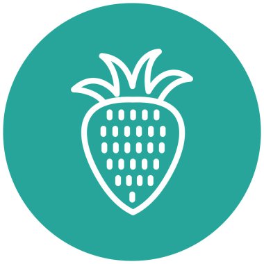 Çilek modern ikon vektör çizimi