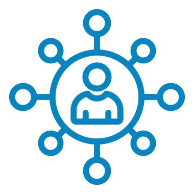 ağ bağlantısı. Basit resimleme