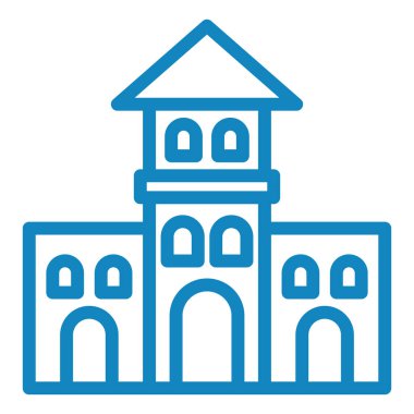 Kale binası Basit resimleme