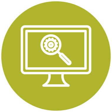 seo modern simgesinin vektör illüstrasyonu