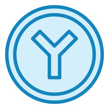 Y kesiti modern simge vektör illüstrasyonu  