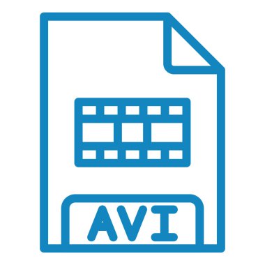 dosya biçimi simgesi, vektör illüstrasyonu