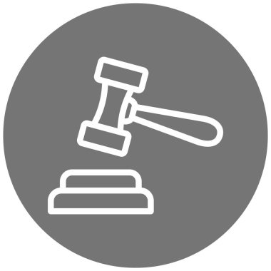 açık artırma vektör simgesi modern basit tasarım