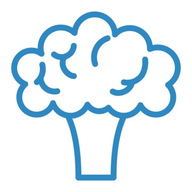 Brokoli. Web simgesi basit illüstrasyon