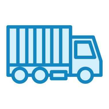 Karavan. Web simgesi basit illüstrasyon 