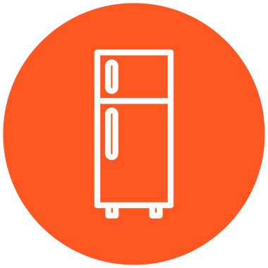 buzdolabı vektör simgesi modern basit illüstrasyon