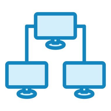 Ağ modern simge vektör illüstrasyonu 