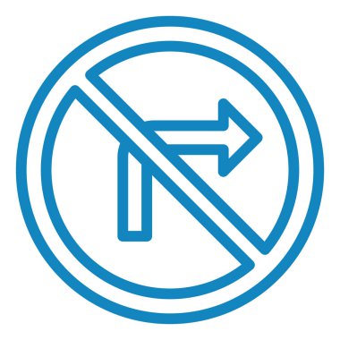 Yol işareti web simgesi illüstrasyonu 