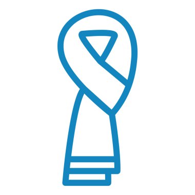 şerit vektörü ince çizgi simgesi