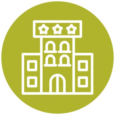 Kiliseye. Web simgesi basit illüstrasyon