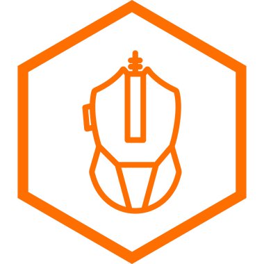 Alevli turuncu bir ikon çizimi